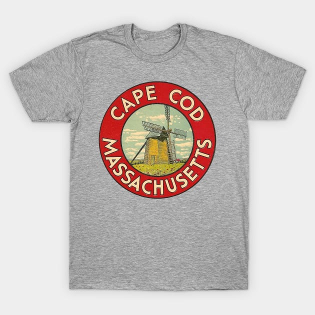 Cape Cod Massachusetts Vintage T-Shirt by Hilda74